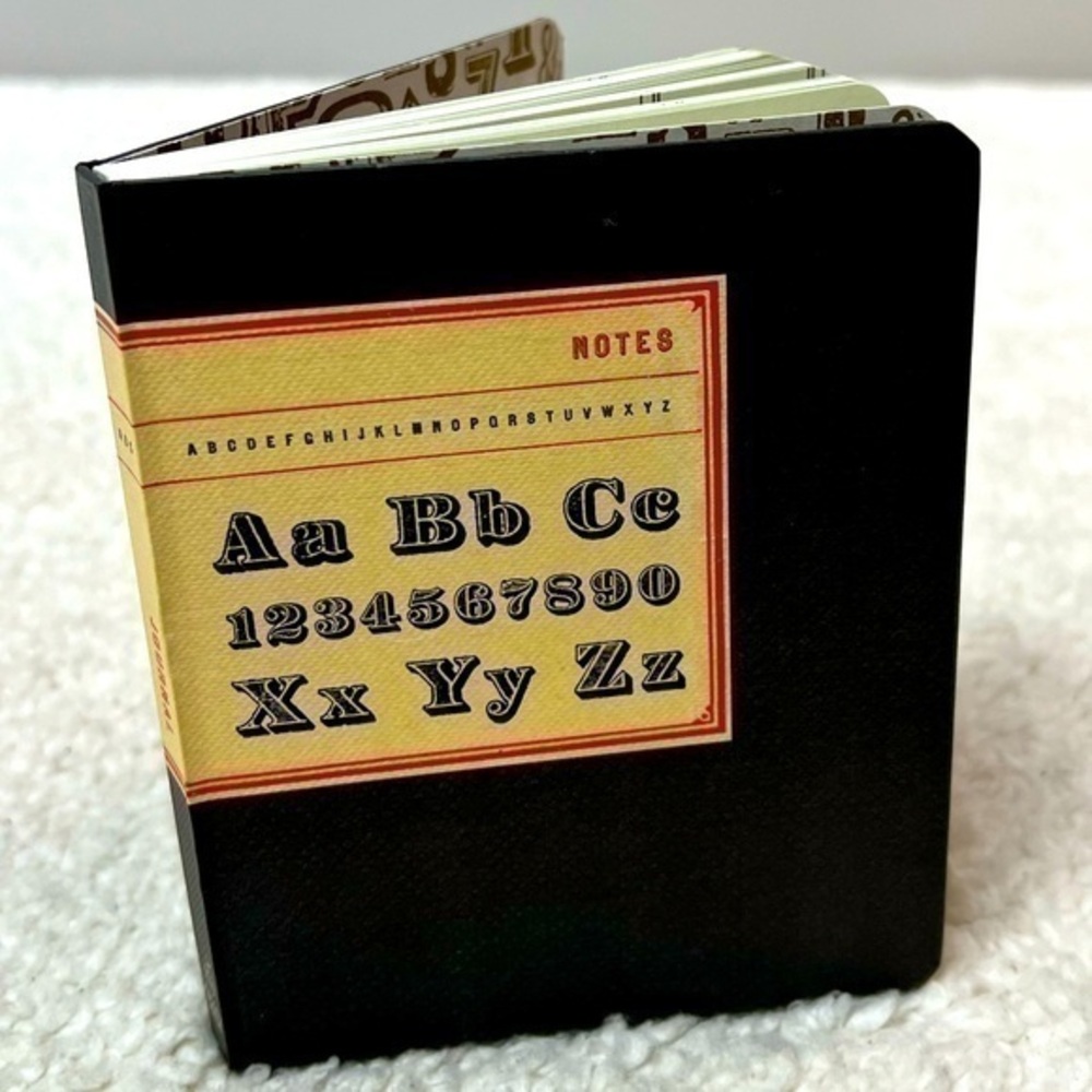 Potter "Fond of Fonts" Lined Page Notebook Journal